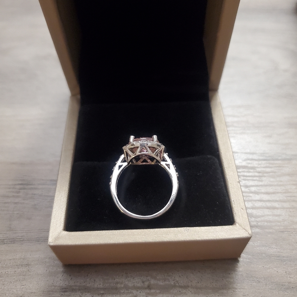 Pink gemstone ring - Picture 5 of 7
